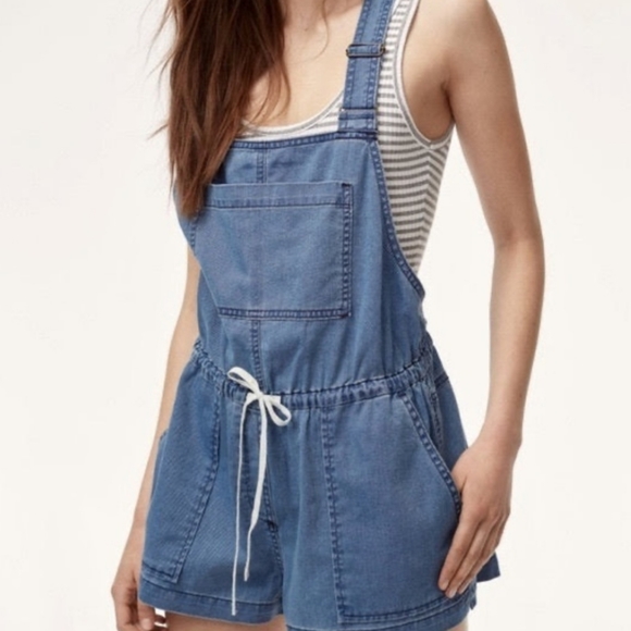 Aritzia Wilfred Free Beatriz Romper Size M - Picture 2 of 9